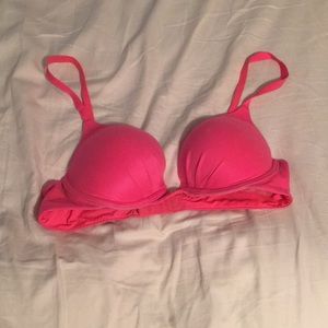 VS hot pink push-up bra